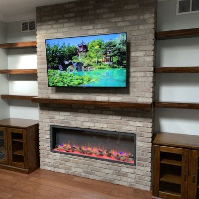 Simplifire Scion 55" Contemporary Electric Fireplace