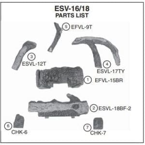 RHP Evening Fyre Split 18″ Bottom Front Log